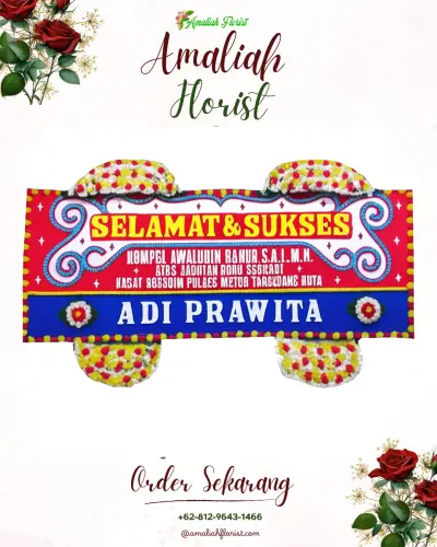 Karangan Bunga Ucapan Selamat di Gogodalem